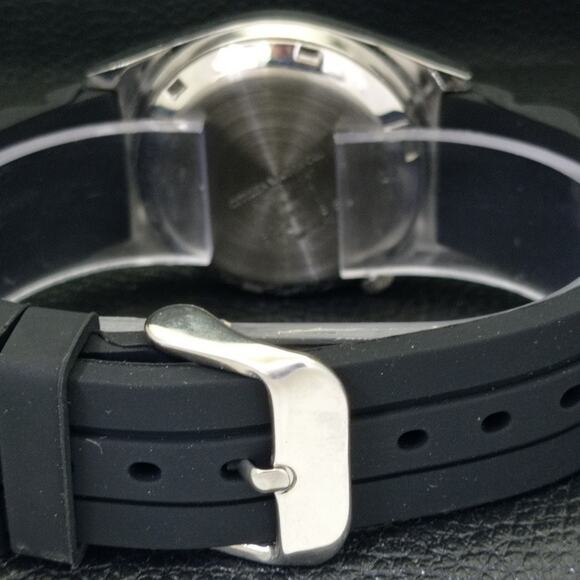 Vintage 1976 Citizen Automatic Mens Silver Watch W/daydate & Radium accents - Picture 2 of 9